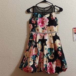 NWOT sleepless kids Girls floral dress size 12
